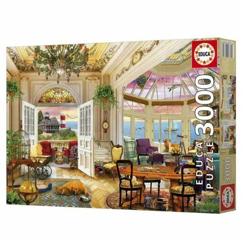 Układanka puzzle Educa Life in the Coast 3000 Części