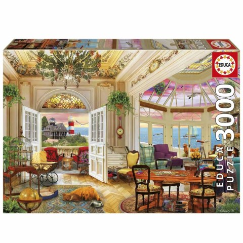Układanka puzzle Educa Life in the Coast 3000 Części