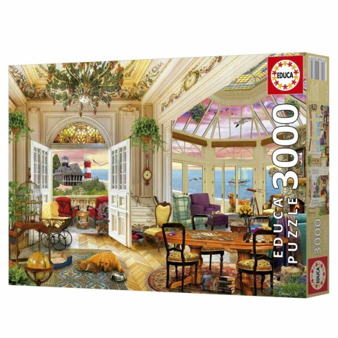Układanka puzzle Educa Life in the Coast 3000 Części