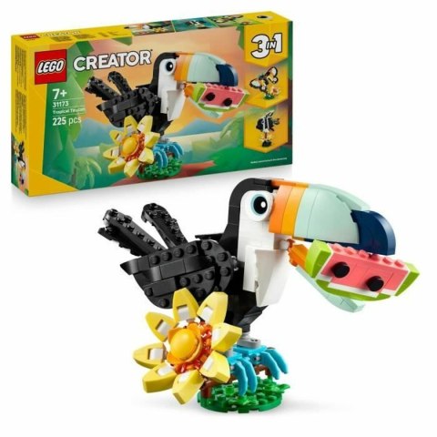 Zestaw do budowania Lego 31173 Wild Animals : Tropical Toucan 225 Części