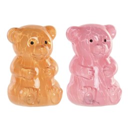 Dekoracja świetlna Home ESPRIT Szkło Miejska 13 x 14 x 20 cm (2 Sztuk)