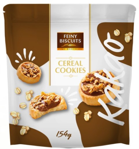 Feiny Biscuits Ciasteczka Zbożowe Kakaowe 154 g