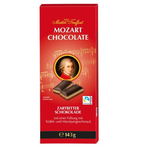 Maitre Truffout Ciemna Czekolada Mozarta 143 g