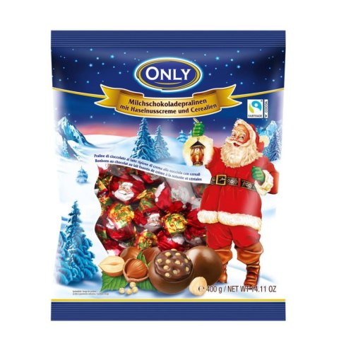 Only Pralinki Świąteczne z Kremem Orzechowym 400 g
