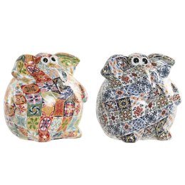 Skarbonka Home ESPRIT Żywica Słoń 11,5 X 11 X 11 CM (2 Sztuk)