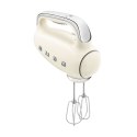 Mikser ręczny Smeg HMF01CREU w kremie w stylu retro z lat 50.
