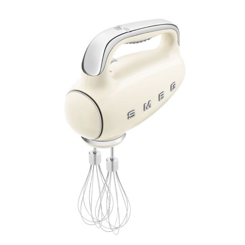 Mikser ręczny Smeg HMF01CREU w kremie w stylu retro z lat 50.