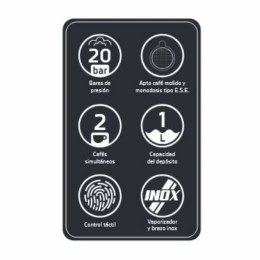 Ekspres Ciśnieniowy Orbegozo 18309 Czarny