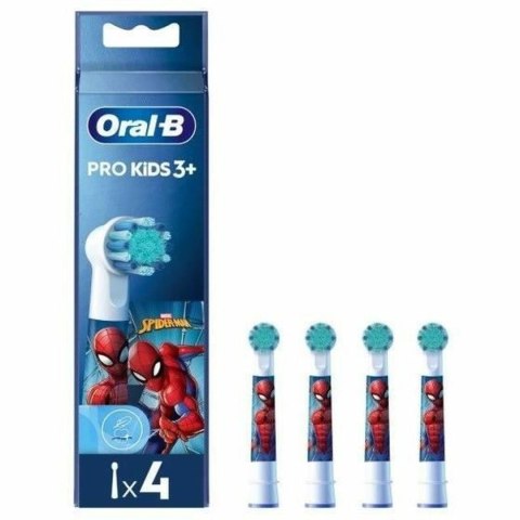 Końcówka do Elektronicznej Szczoteczki do Zębów Oral-B EB10 4 FFS SPIDERMAN (4 Sztuk)