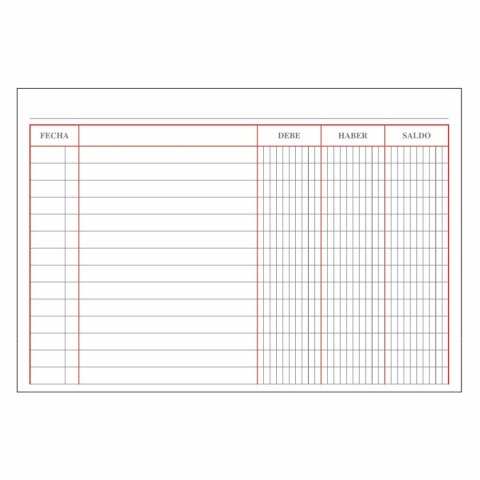 Księga rachunkowa DOHE 09927 Quarto Bordeaux 100 Kartki