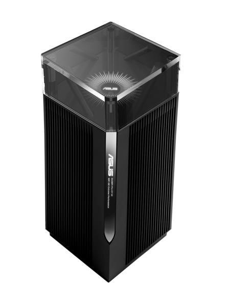 ASUS ZenWiFi Pro ET12 Trójpasmowy (2,4 GHz / 5 GHz / 6 GHz) Wi-Fi 6E (802.11ax) Czarny 3 Wewnętrzne