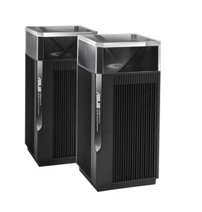 ASUS ZenWiFi Pro ET12 Trójpasmowy (2,4 GHz / 5 GHz / 6 GHz) Wi-Fi 6E (802.11ax) Czarny 3 Wewnętrzne