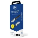 Kabel 3MK Hyper Cable N-SERIES USB-C do USB-C 2m 20V/3A 60W czarny