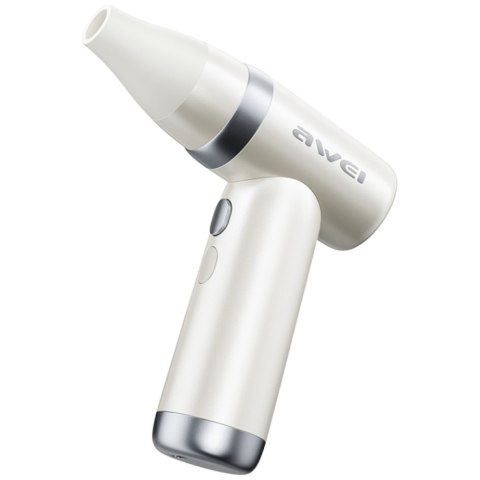 Wielofunkcyjny wiatrak AWEI F40 3w1 3300mAh biały