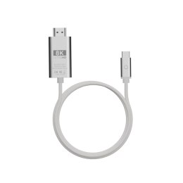 Kabel USB Linq Byelements LQCCH200 Szary 2 m