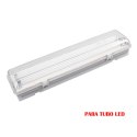Oprawa hermetyczna LED EDM Szary 2x 18 W