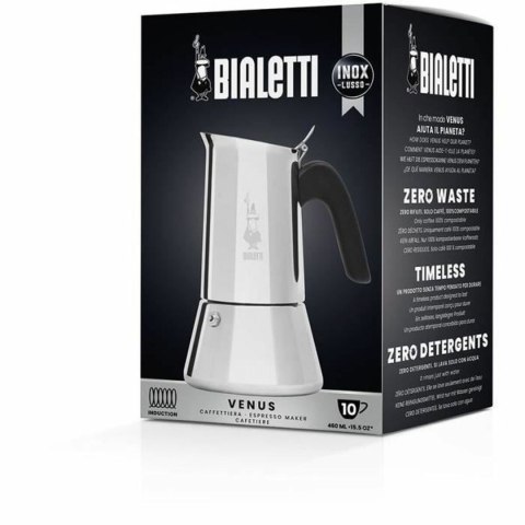 Włoska Kafeterka Bialetti NEW VENUS Srebrzysty Drewno Stal nierdzewna