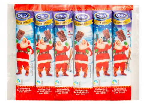 Only Lizaki Czekoladowe Świąteczne Bożonarodzeniowe 6 x 13 g
