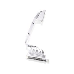 Taśma Riser - PCI- E 4.0 x16 Extender - 400mm Dual 90° - Snow