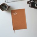 Kalendarz książkowy Finocam Brązowy 16,5 x 24 cm