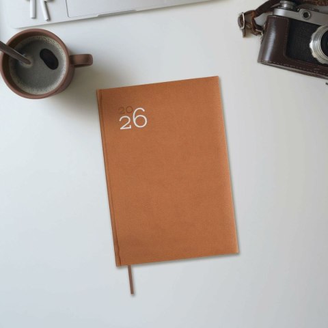 Kalendarz książkowy Finocam Brązowy 16,5 x 24 cm