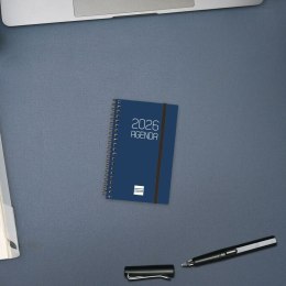 Kalendarz książkowy Finocam OPAQUE Niebieski Mini 7,9 x 12,7 cm 2026