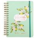 Kalendarz książkowy Finocam THE FLOWER JOURNAL A5 15,5 x 21,2 cm Kolor Zielony 2026
