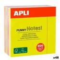 Karteczki przyklejane Apli Funny Wielokolorowy 75 x 75 mm (48 Sztuk)