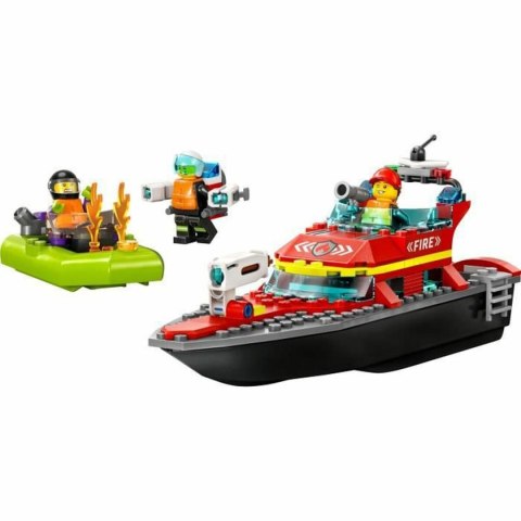 Zestaw do budowania Lego City 60373 The firefighters' rescue boat Wielokolorowy 144 Części