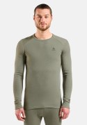 Bielizna termoaktywna z długim rękawem Odlo BL TOP crew neck l/s ACTIVE WARM roz. L Szara