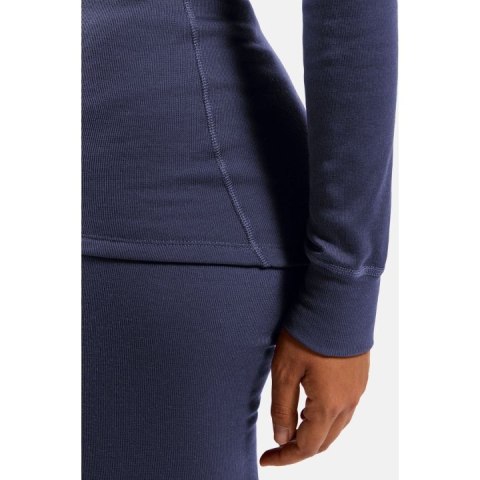 Koszulka termoaktywna damska z długim rękawem Odlo BL TOP Active Warm rozmiar M, niebieska