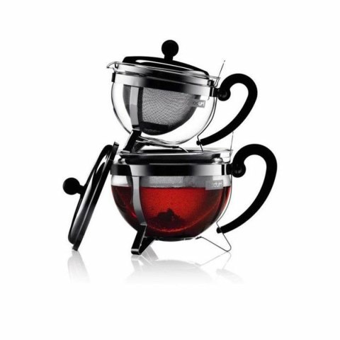 Dzbanek na herbatę Bodum CHAMBORD Szary Przezroczysty 1,3 L 16,8 x 23,3 x 16,8 cm