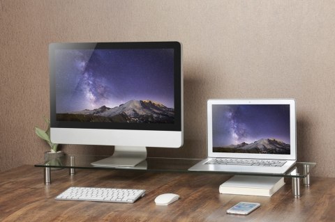 GEMBIRD SZKLANA PODSTAWKA NA MONITOR ROZMIAR XL