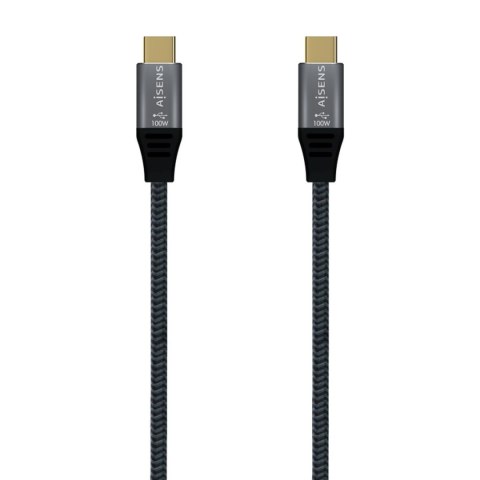 Kabel USB-C Aisens A107-0671 1 m Szary