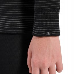 Komplet termoaktywnej bielizny dziecięcej Odlo Active Warm Eco Set Long rozmiar 92cm, czarno-szary