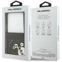 Etui Karl Lagerfeld Karl&Choupette Pins MagSafe do Samsung Galaxy Z Flip7 czarny