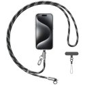Smycz do telefonu z kablem do ładowania Usams SJ745 60W USB-C do USB-C 1.2m czarny