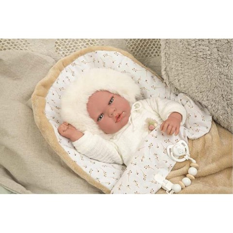 Lalka Baby Arias Reborn Alenandra 40 cm Smoczek