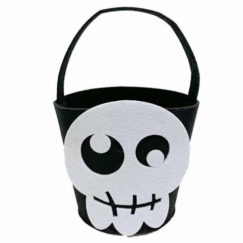 Dekoracje na Halloween My Other Me Czaszka Biały Czarny