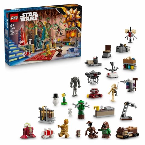 Zestaw do budowania Lego 75418 Advent Calendar 2025 Star Wars 263 Części