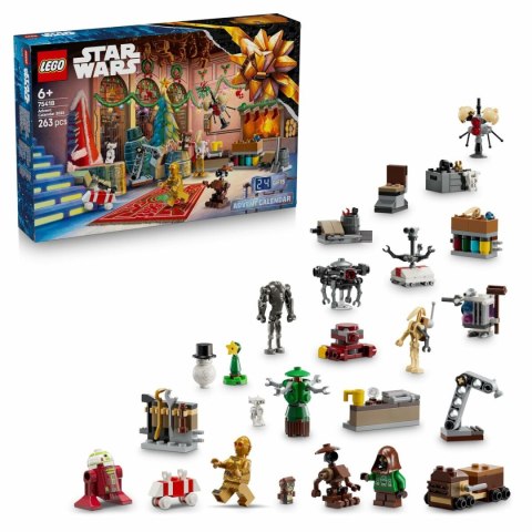 Zestaw do budowania Lego 75418 Advent Calendar 2025 Star Wars 263 Części