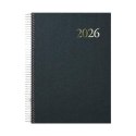 Kalendarz książkowy DOHE SEGOVIA Czarny 14 x 20 cm 2026 (20 Sztuk)