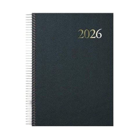 Kalendarz książkowy DOHE SEGOVIA Czarny 14 x 20 cm 2026 (20 Sztuk)