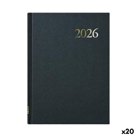 Kalendarz książkowy DOHE SEGOVIA Czarny 14 x 20 cm 2026 (20 Sztuk)