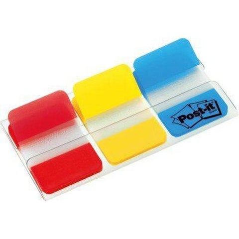 Karteczki przyklejane Post-it Wielokolorowy 22 Kartki 25 x 38 mm (6 Sztuk)