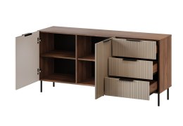 Komoda 1 ALMERA 156x42x75 orzech/kaszmir