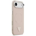 Etui Guess Triangle Logo MagSafe do iPhone Air różowy