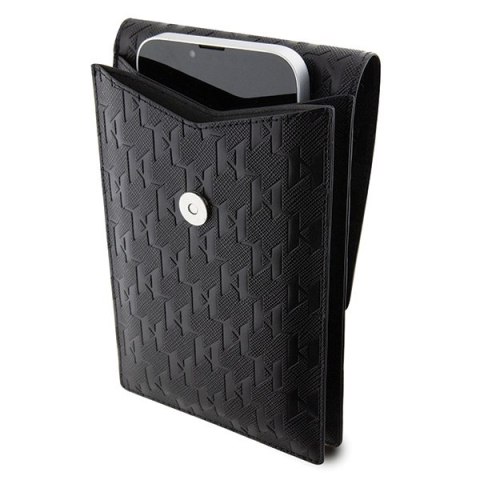 Karl Lagerfeld Torebka KLWBSAKHPKKczarny/black Saffiano Monogram Ikonik
