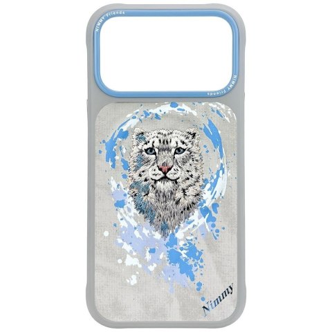 Etui Nimmy Pantera MagSafe do iPhone 17 Pro Max jasnoszary