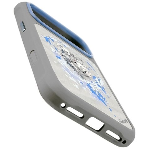 Etui Nimmy Pantera MagSafe do iPhone 17 Pro Max jasnoszary